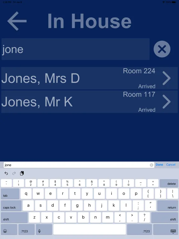 CHM Reception iPad 應用截圖