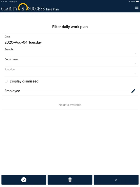 ภาพหน้าจอของ Clarity & Success Time Plan iPad 