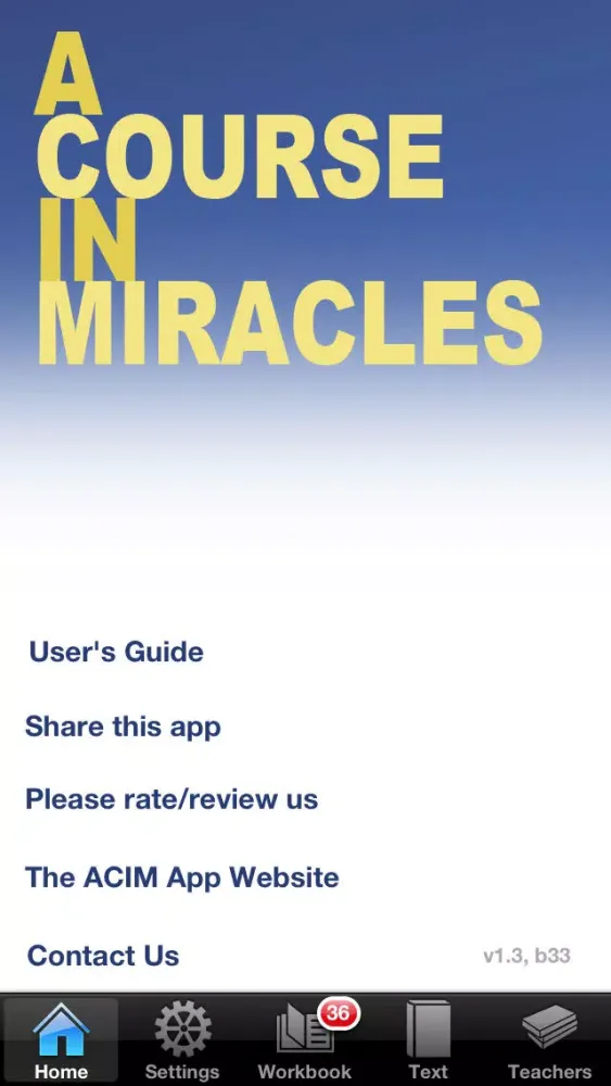 The ACIM App Screenshots