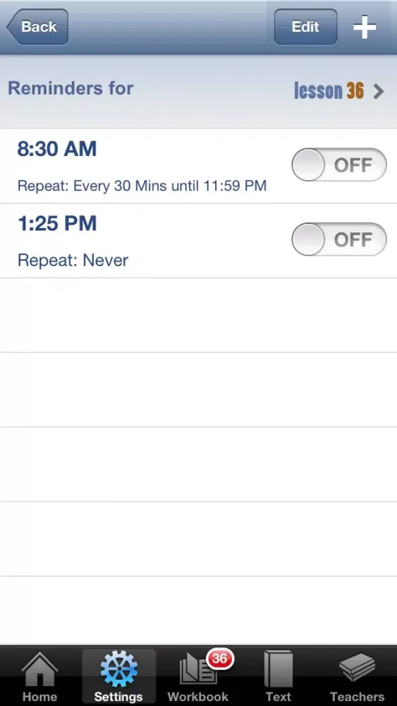 The ACIM App Screenshots