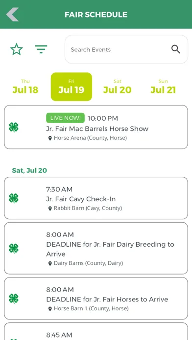 Скриншоты Clark County 4-H
