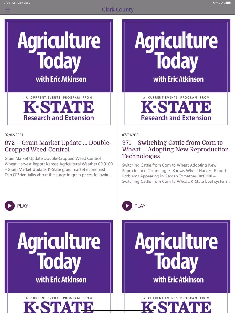 Clark Co. Ext iPad  Screenshots