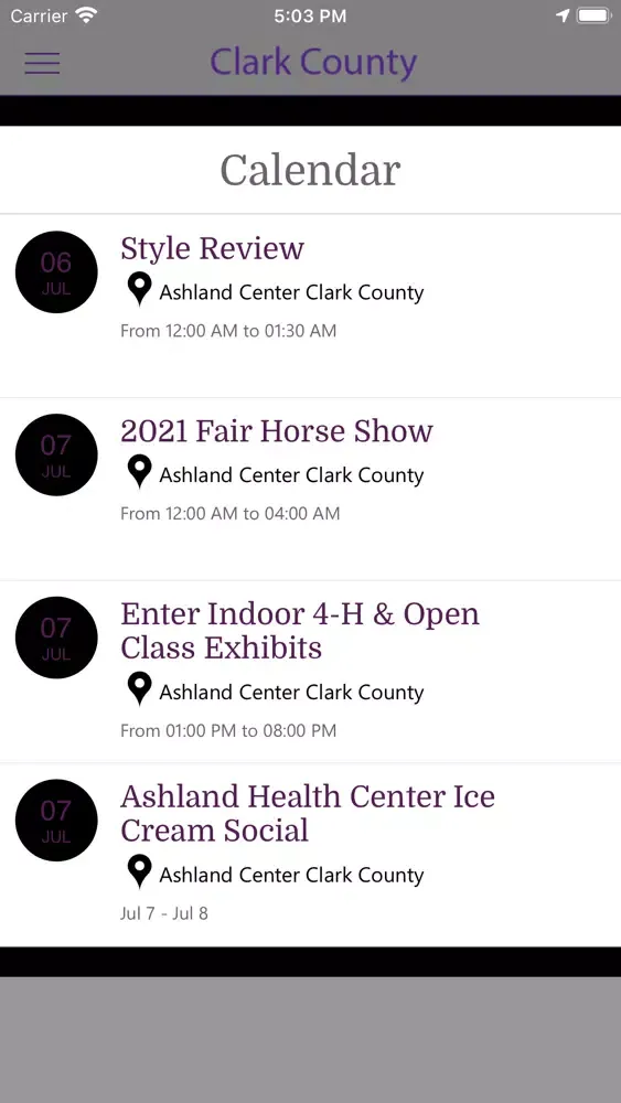 Clark Co. Ext Screenshots
