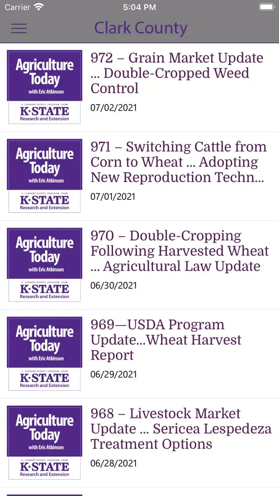 Clark Co. Ext Screenshots