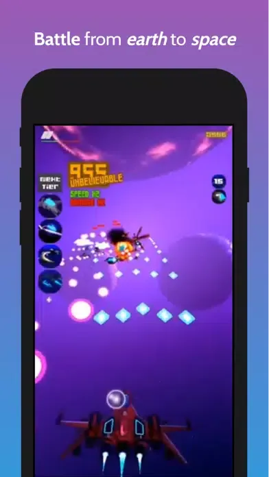 Tangkapan skrin Dodgers - Online spaceshooter