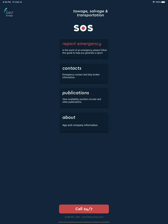 Скриншоты T&S SOS iPad 