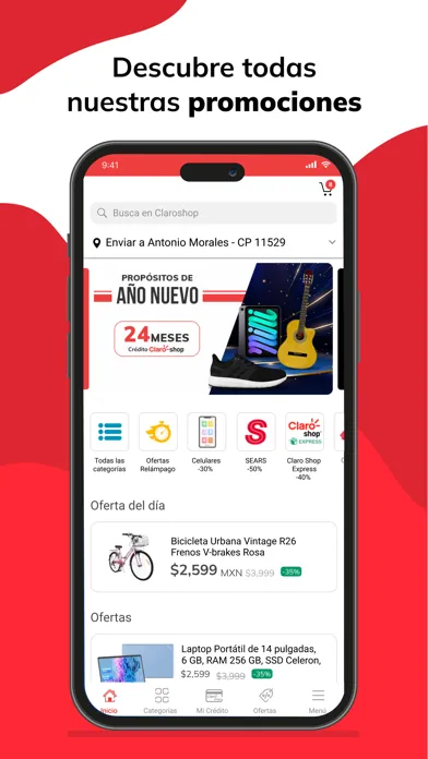 Claro shop Screenshots