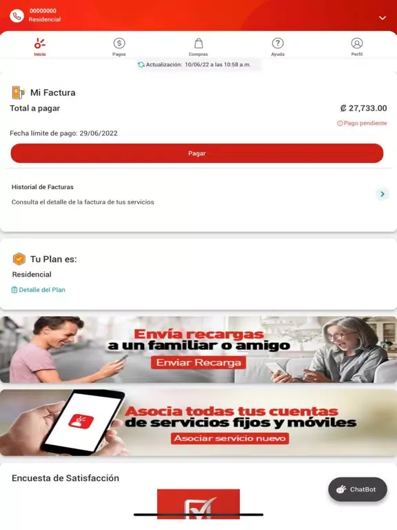 Mi Claro Centroamérica iPad  스크린샷