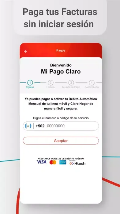 Mi Claro Centroamérica 스크린샷