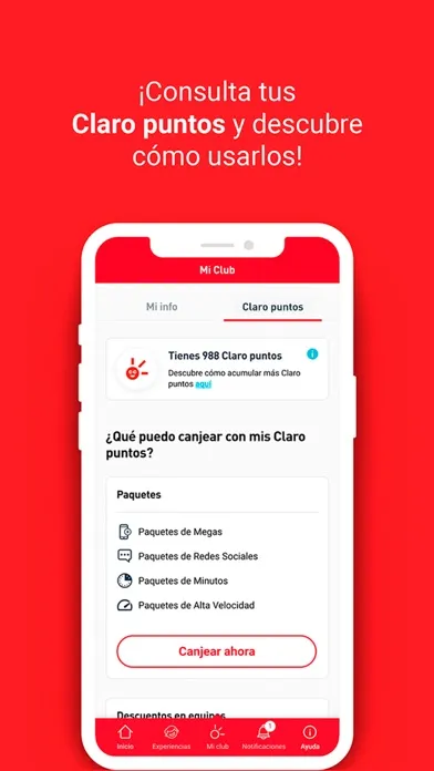 Claro Club Ekran Görüntüleri