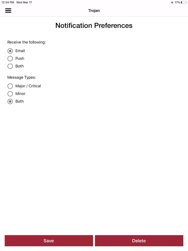 Trojan Tech Mobile App iPad  Screenshots