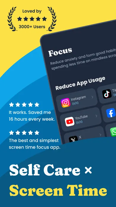 Clarymind: Screen Time + Focus Screenshots