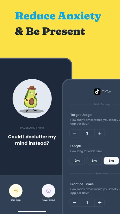 Clarymind: Screen Time + Focus Screenshots