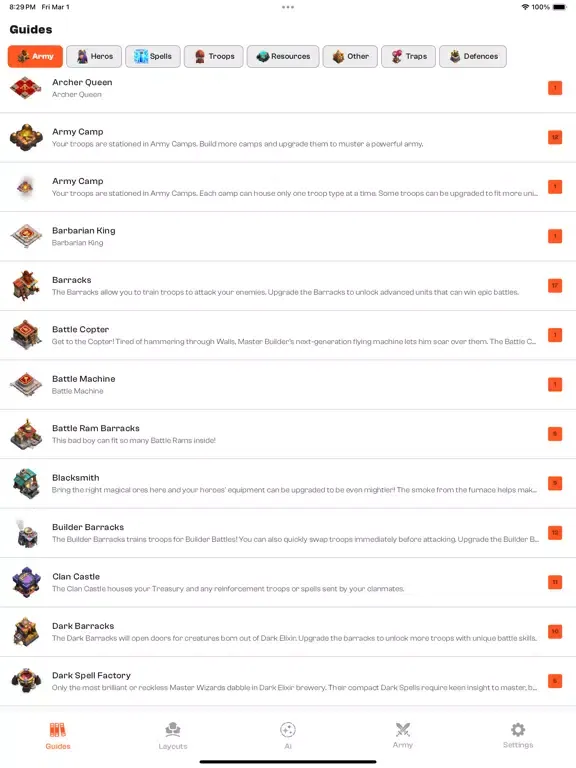 Clash Tools For Clash of Clans iPad  Screenshots