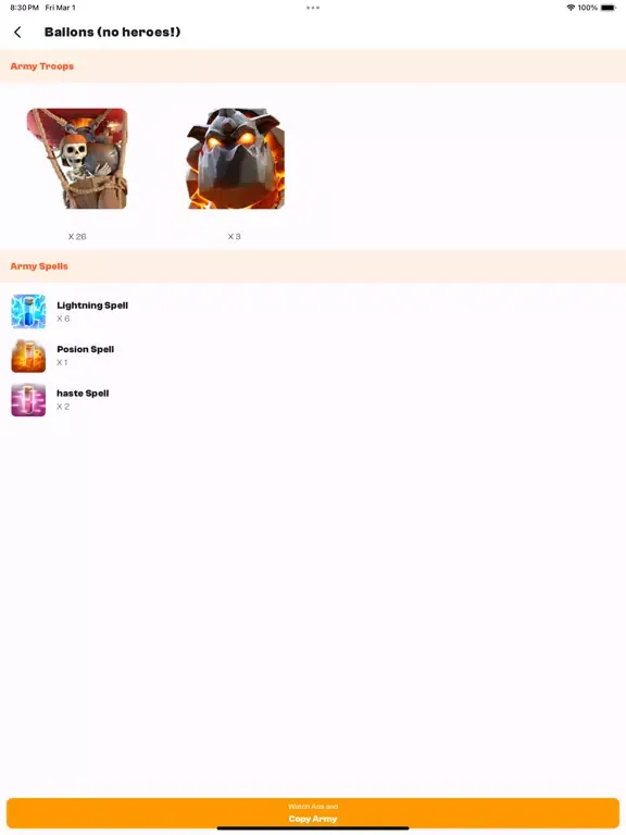 Clash Tools For Clash of Clans iPad  Screenshots