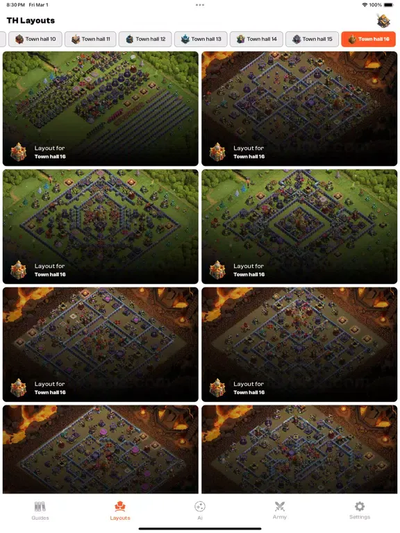 Clash Tools For Clash of Clans iPad  Screenshots