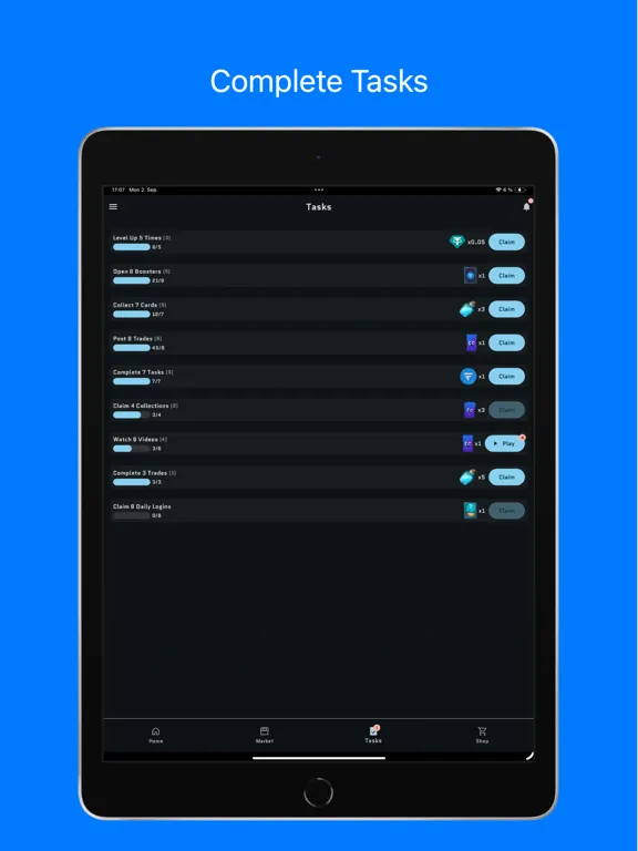 Crypto Cards AI NFTs iPad  Screenshots
