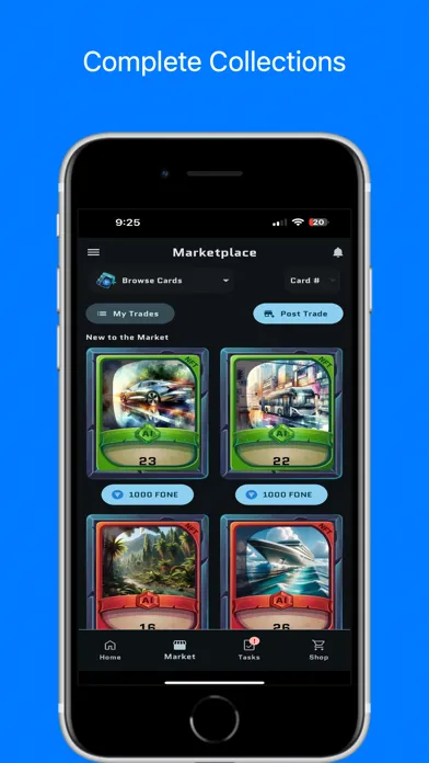 Crypto Cards AI NFTs Screenshots