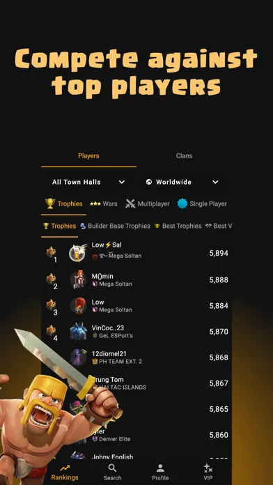 Capturas de pantalla de Clash of Stats