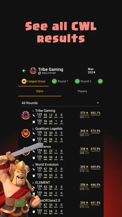 Capturas de pantalla de Clash of Stats
