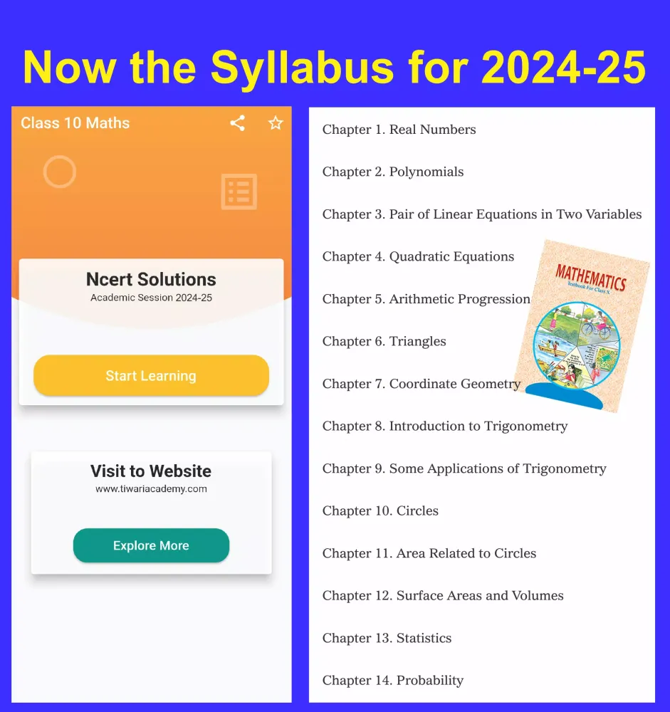 Class 10 Maths for 2024-25 Screenshots