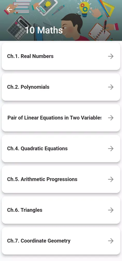 Class 10 Maths for 2024-25 Screenshots