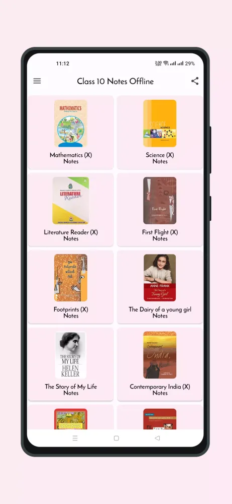 Class 10 Notes Offline Ekran Görüntüleri