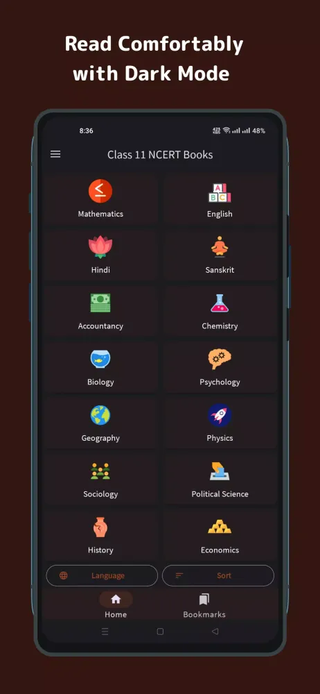Class 11 NCERT Books Screenshots
