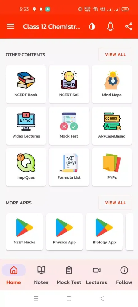 Class 12 Chemistry Notes應用截圖