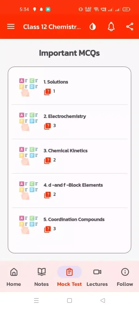 Class 12 Chemistry Notes應用截圖