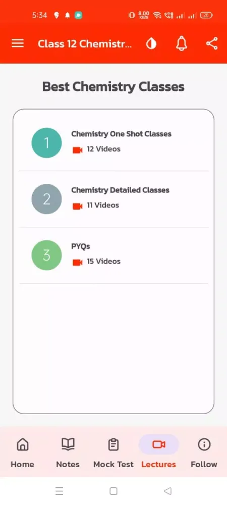 Class 12 Chemistry Notes應用截圖