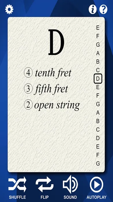 Bass Guitar Flash Cards應用截圖