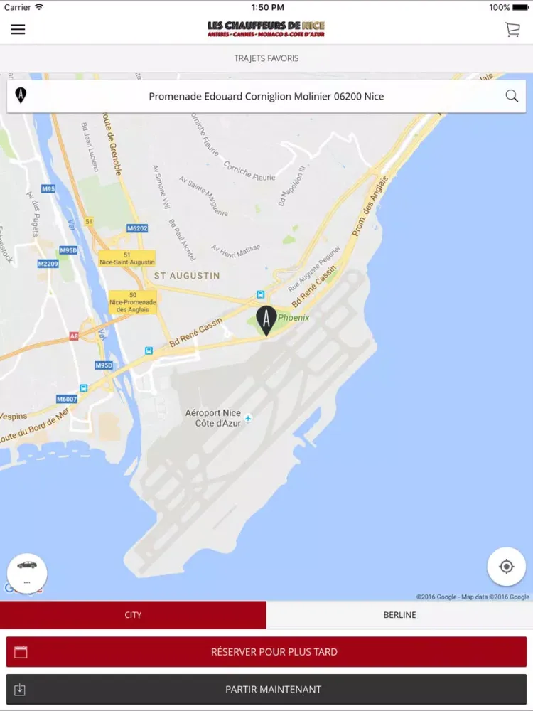 Les Chauffeurs De Nice iPad 应用截图