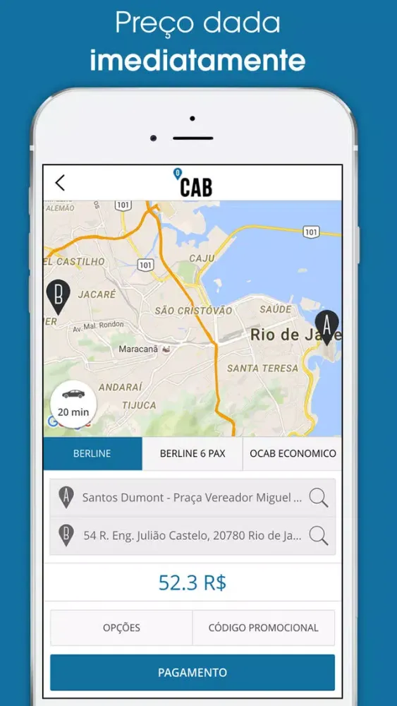 Tangkapan layar Ocab