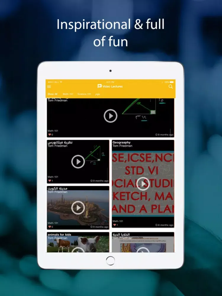 Al Corniche Int. School iPad  Screenshots