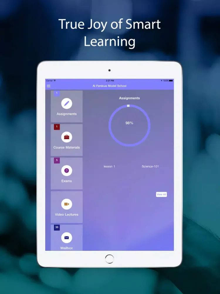 Al Ferdous Model School iPad  سکرین شاٹس