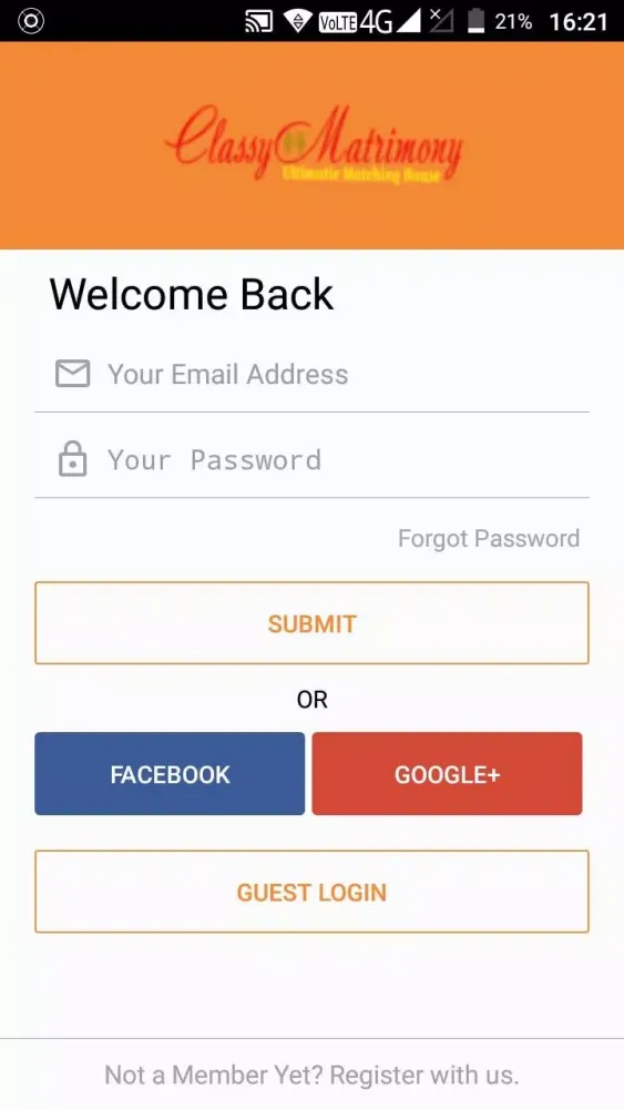 Matrimony-Exclusive Matrimonia Screenshots