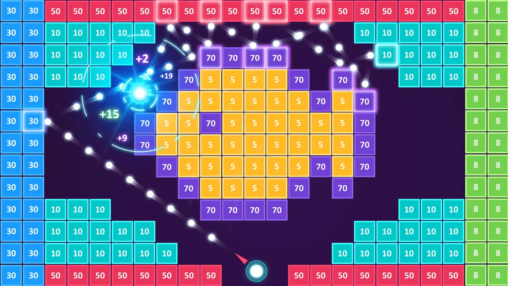 Bricks Breaker - Endless Balls Screenshots