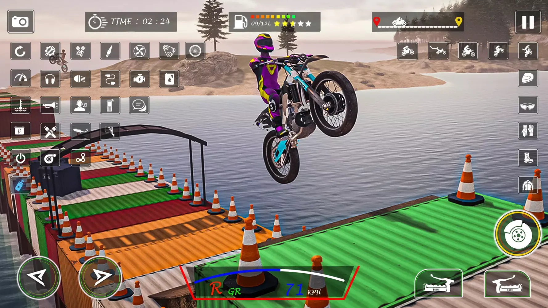 Capturas de pantalla de Bike Racing Game-USA Bike Game