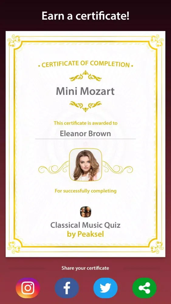 Capturas de pantalla de Classical Music Quiz