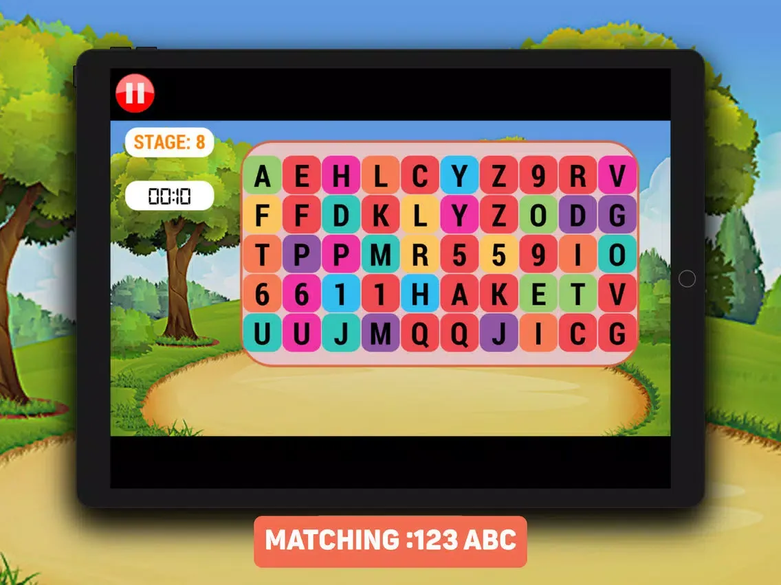 Matching 123 ABC iPad  স্ক্রিনশট