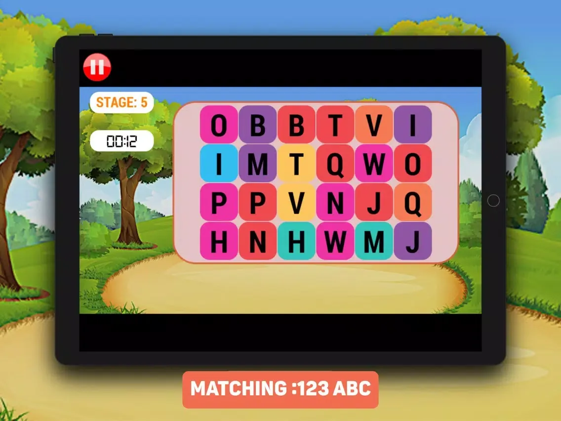 Matching 123 ABC iPad  স্ক্রিনশট