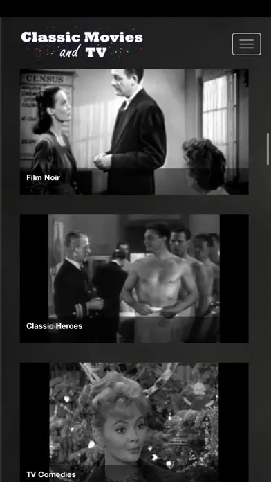 Скриншоты Classic Movies & TV