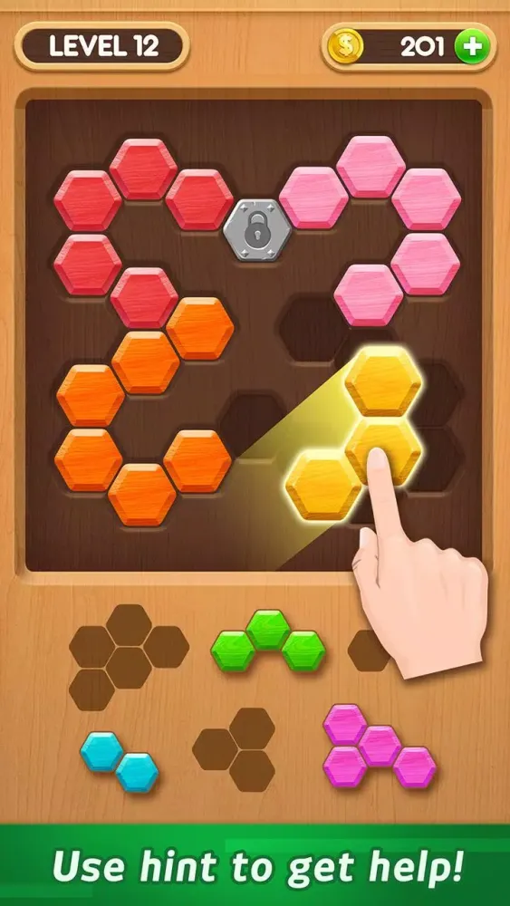 Wood Block Puzzle - Hexa Screenshots