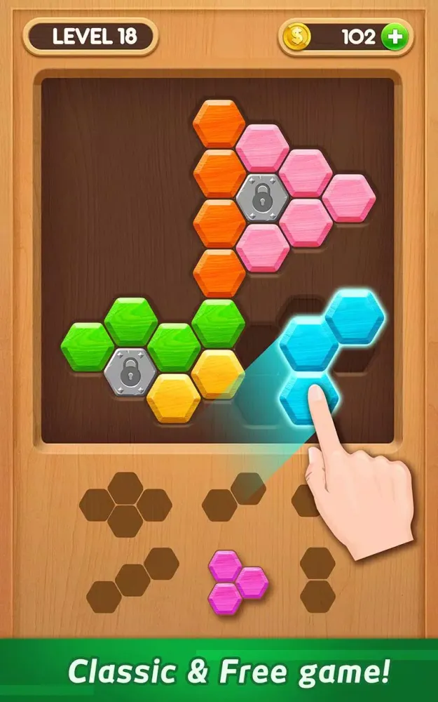 Wood Block Puzzle - Hexa Screenshots
