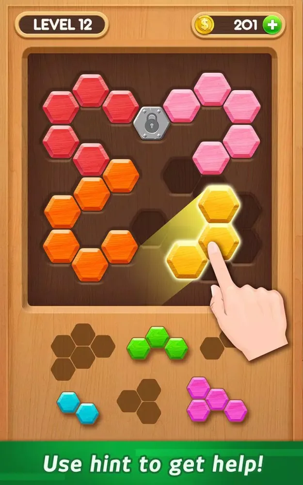 Wood Block Puzzle - Hexa Screenshots