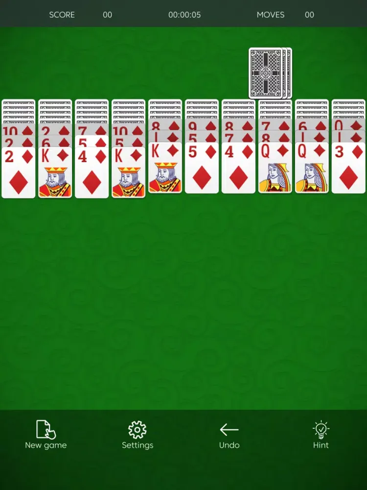 Spider Solitare Card Games iPad  Screenshots