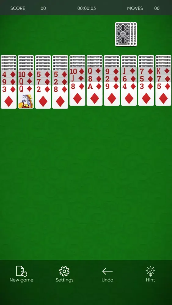 Spider Solitare Card Games Screenshots