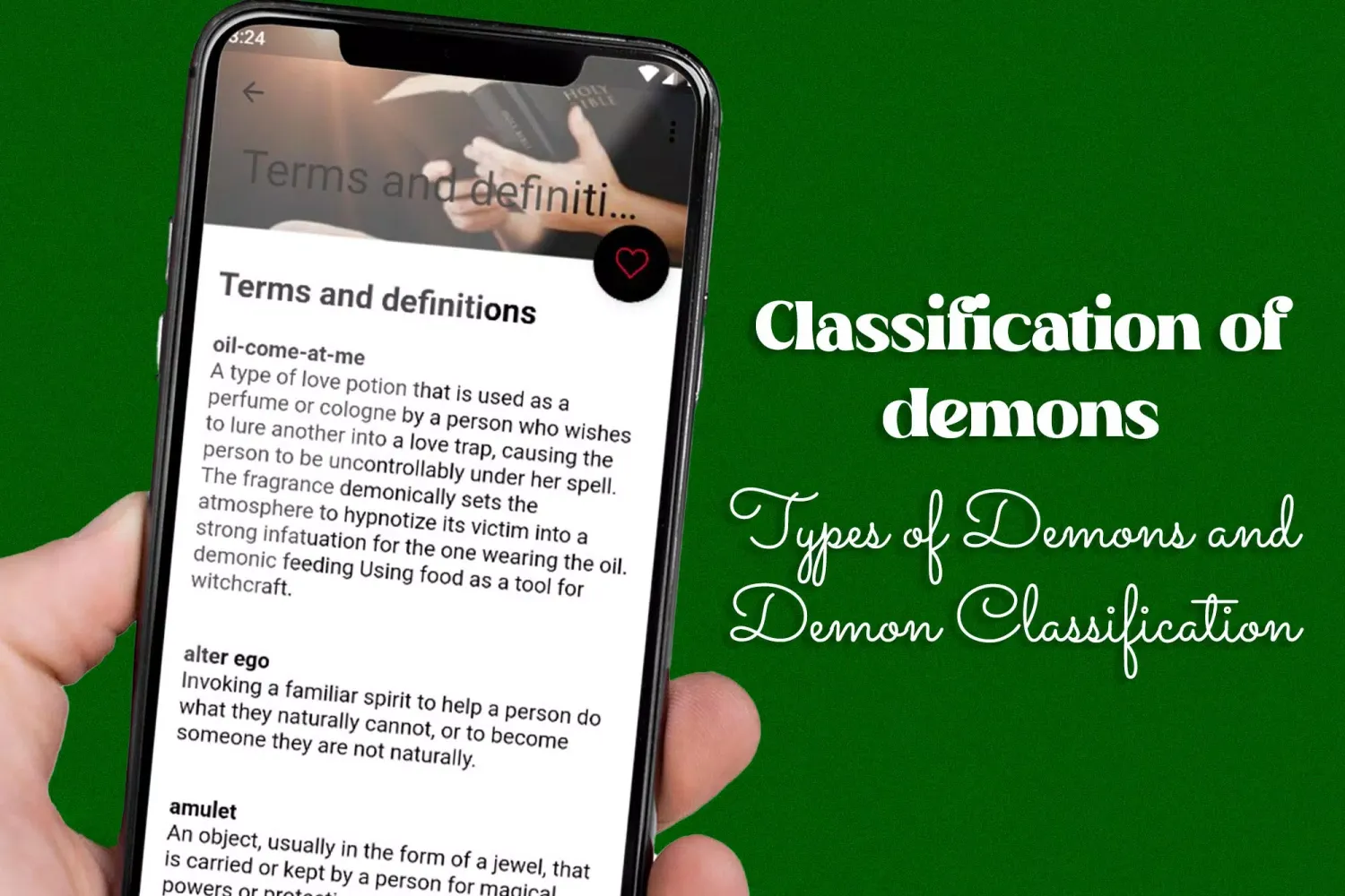 Classification of Demons Screenshots