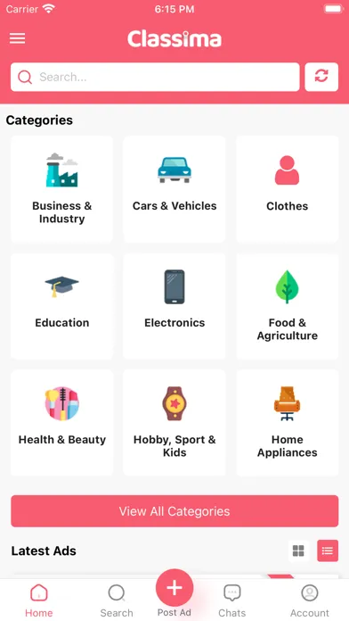 Captures d'écran de Classima - Classified ads
